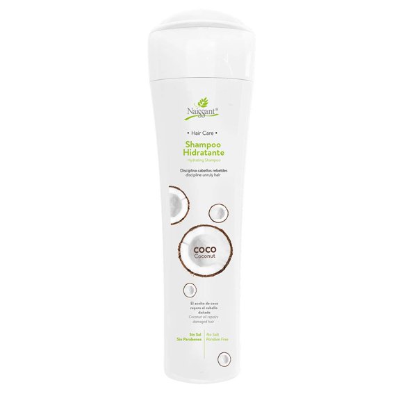 Champú de coco naissant | Reparación Profunda e Hidratación Cabello Seco | Protector hidratante para cabello seco y dañado tratado con color y natural | Sin sal ni parabenos (10,1 onzas líquidas)