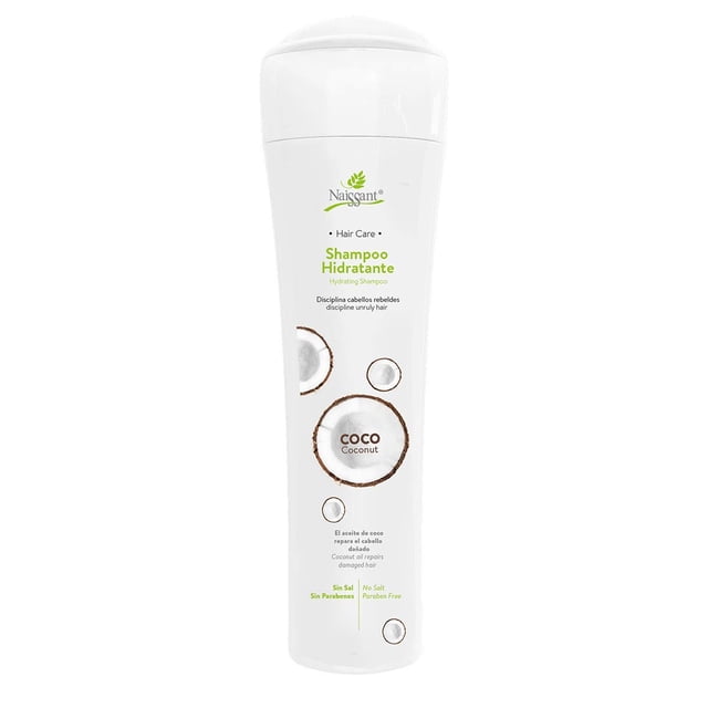 Champú de coco naissant | Reparación Profunda e Hidratación Cabello Seco | Protector hidratante para cabello seco y dañado tratado con color y natural | Sin sal ni parabenos (10,1 onzas líquidas)