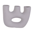 thumbnail image 2 of Jarrón de arte creativo, contenedor moderno, accesorios, mesa, decorativa, escultura para de mesa, decoración de escritorio, cocina, , Gris oscuro Gloria Jarrón Nórdico, 2 of 9