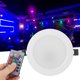 thumbnail image 4 of AC85-265V 10W RGB+WW LED Luz de techo Lámpara empotrada Downlight de 16 colores con control remoto, 4 of 8