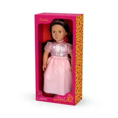 our generation pink dress Our Generation Splash of Pink Metallic Bomber Jacket & Dress Outfit for  18'' Dolls: Girl's Doll Clothing for Home and Family