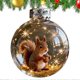 thumbnail image 2 of 6pc Funny Highland Cow Ornament 2025, Christmas Baubles Transparent Christmas Balls, Christmas Tree Hanging Ornament, 2026 Wildlife Wonders Collection, 2 of 5