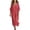 Red, variant on Women's Summer Maxi Dresses V-Neck Striped Kaftan Loose Fit Flowy Long Dresses Short Sleeve Beach Cover Up