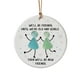 thumbnail image 4 of Adorno de Corazón de La Amistad con Vidrio Marino, Recuerdo de La Amistad, Adorno de Corazón de La Amistad para Árbol de Navidad, Adornos Colgantes, 4 of 7
