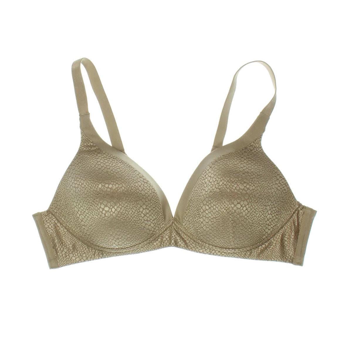 Warner's Womens Jacquard SatinTrim Wireless Bra