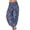 C-Blue643, variant on High Waisted Harem Pants For Women Bohemian Florla Printed Loose Fit Comfortable Tapered Pants Summer Beach Vacation Clothes Versatile Trousers