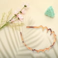 thumbnail image 6 of Unique Bargains 1 Pc Cute Toothed Triangular Headbands for Women Amber, 6 of 6