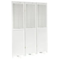 Oriental Furniture 6 ft. Tall Adjustable Shutter Room Divider White 3