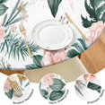 thumbnail image 4 of Pioneer Flower Floral Print Pattern Round Fitted Tablecloth with Elastic Edge,Dining Table Cover Waterproof,Outdoor Round Tablecloth for Camping,Dining,Indoor and Outdoor, 4 of 7
