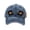 Blue, variant on Street Style Cartoon Eagle Eye Embroidery Baseball Cap Unisex Washed Distressed Outdoor Sun Casual Hat Blue One Size