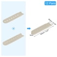 thumbnail image 2 of Unique Bargains Dark Khaki Plastic Snapback Strap Cover (12 Pairs), 2 of 7