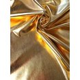 thumbnail image 2 of Metallic Shiny All Over Foil Stretch Polyester Spandex Fabric by The Yard (Gold), 2 of 4
