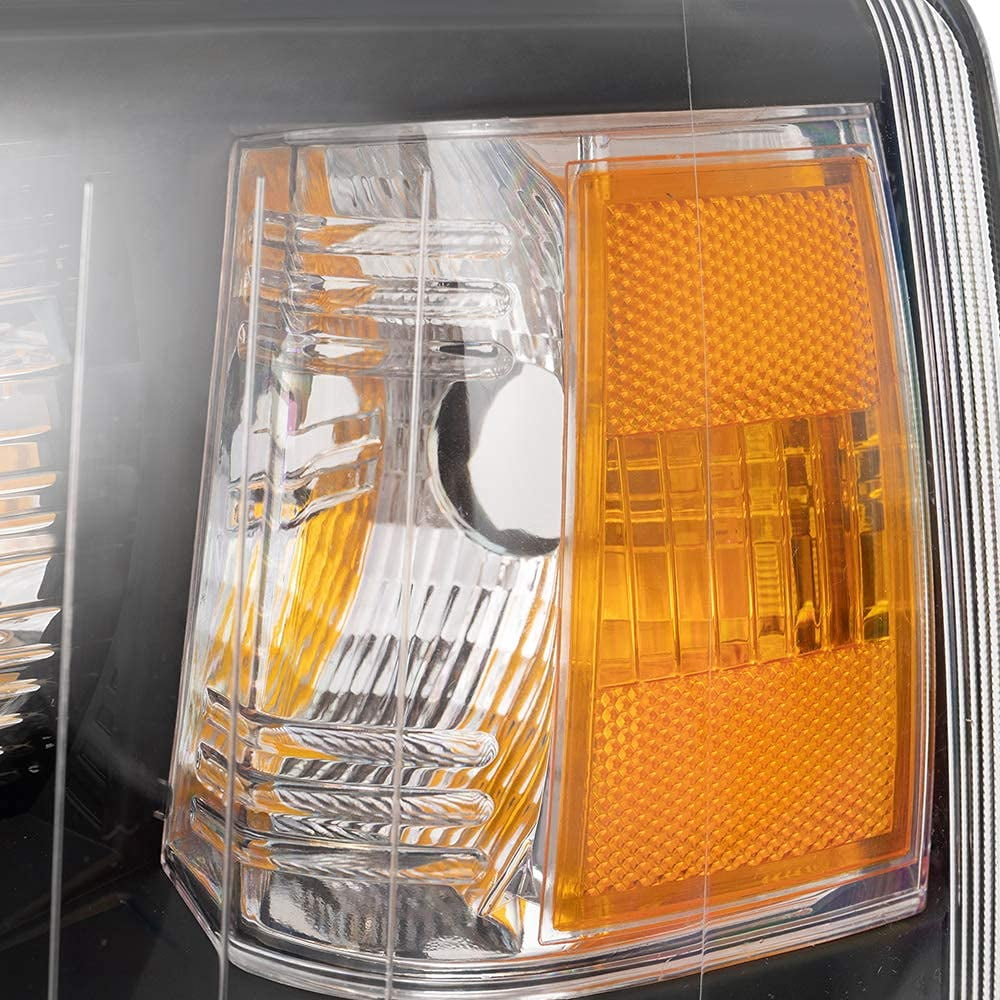 PIT66 Left+Right Projector Headlight Replacement Pair Fit For 2007-13 Chevy Silverado