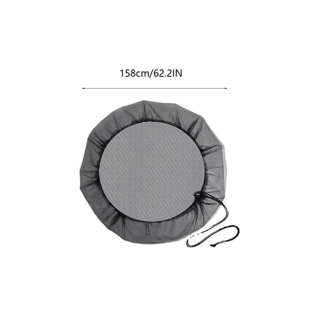 TIMIFIS Net Cover Rain Bucket Mesh Reusable Water Barrel Filter Rain Barrel Screen Water Barrel Mesh Flexible Drawstring Water Barrel Top Catcher for Garden Kitchen Appliances