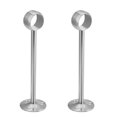thumbnail image 1 of Unique Bargains Wardrobe Pipe Bracket, 22mm Dia, Ceiling Mounted Rail Rod Support Socket 2pcs, 1 of 1