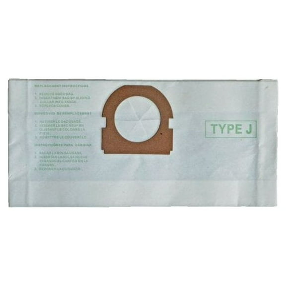 48 Hoover Type J 4010010J, #405396, 625871 Canister Tank Vacuum Cleaner Bags Model Constellation, Portable 822, 822