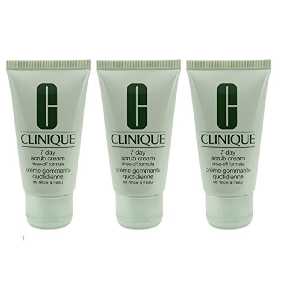 Clinique Clinique 7 day Scrub Cream, 3pack, 1oz/30ml x 3 = 3oz/90ml