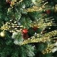 thumbnail image 4 of 10Pcs Artificial Glitter Berry Stem Decorations Bead Sticks Pick Halloween Christmas Ornaments Glittery Twigs for Christmas Tree Xmas Wreath Vase Filler Home Decor (Gold), 4 of 7