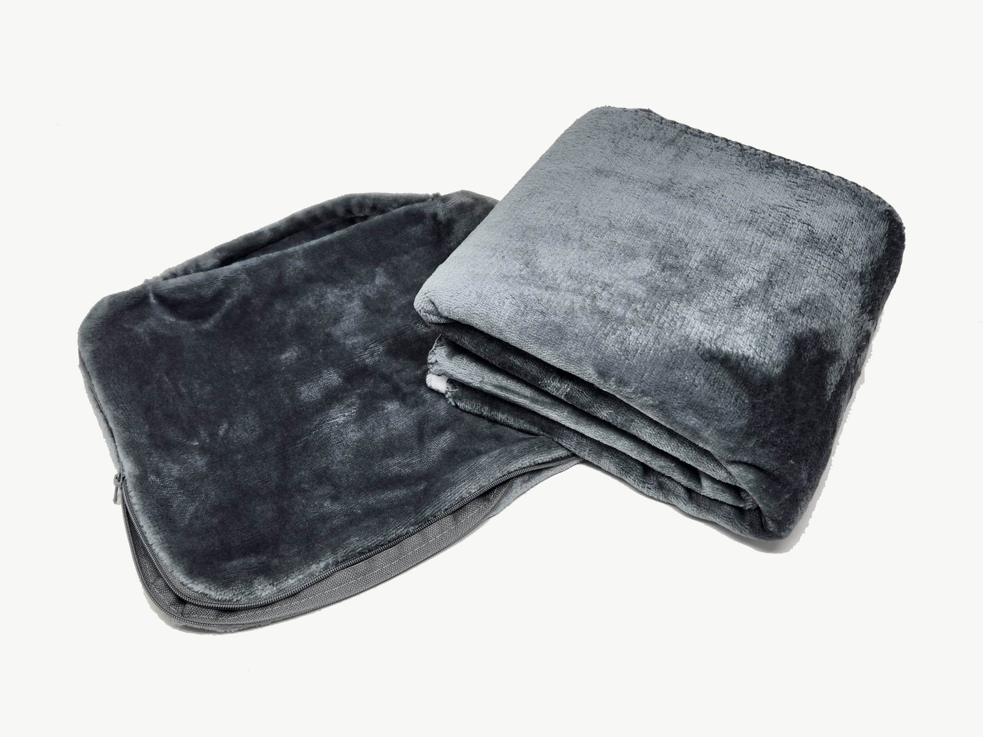 Carolines Treasures MLM1014TBLT 58 x 36 in. Blue Piebald English Bulldog Soft Travel Blanket with Bag