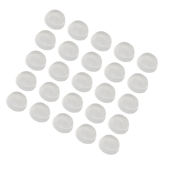 BESTYASH 64-Piece White Silicone Furniture Bumpers Set for Home Use, Protective Dampening Pads for Chairs, Tables, Cabinets