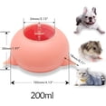 thumbnail image 2 of 1 comedero de silicona para perros, comedero de silicona para leche para mascotas, con 3 tetinas, adecuado para recién nacidos, mascotas, gatitos y cachorros, 2 of 4