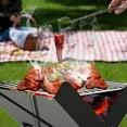 thumbnail image 2 of iMounTEK Foldable BBQ Grill Charcoal Barbecue Portable Grill Tabletop Outdoor Smoker BBQ for Camping Picnic Outdoor Party, 2 of 9