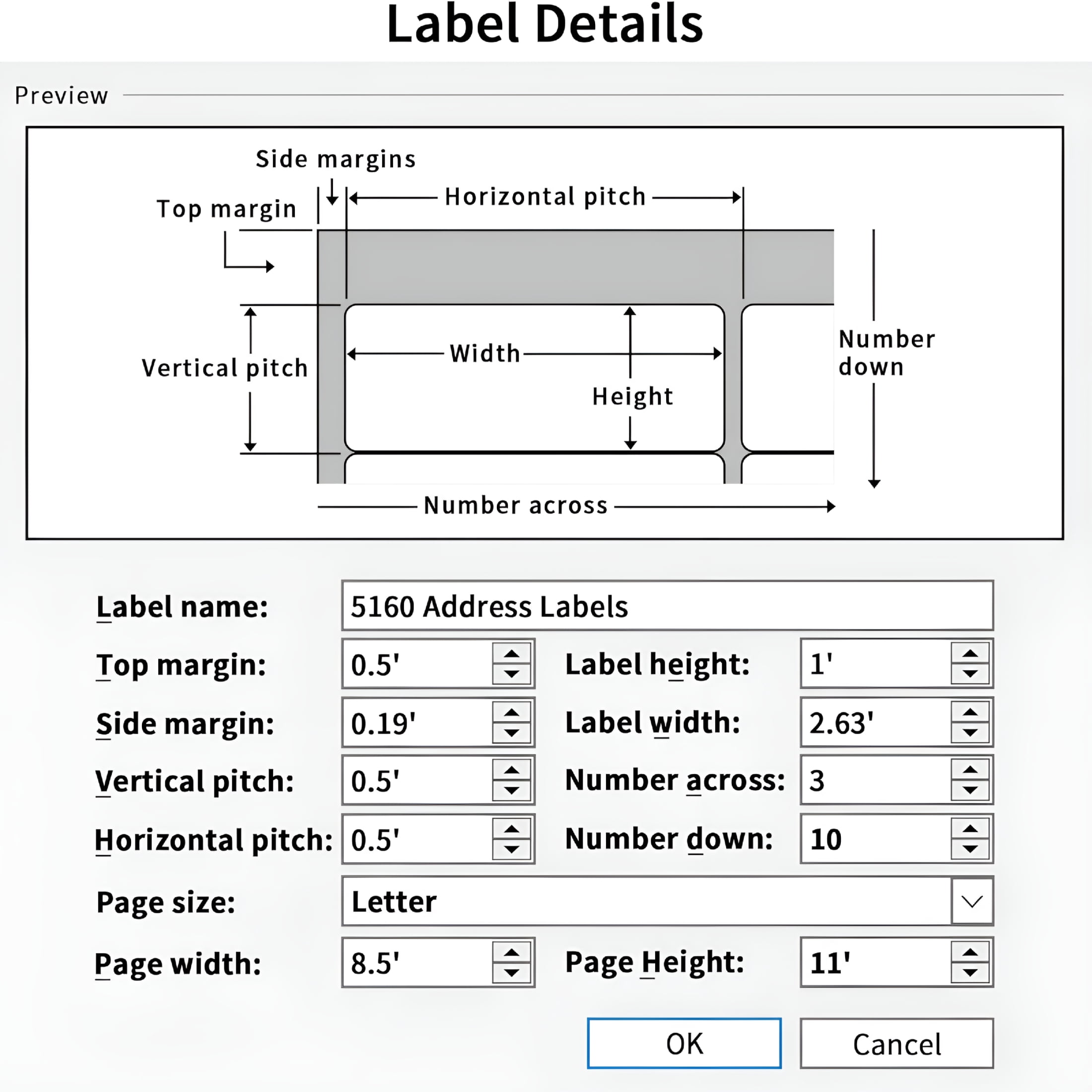 CCOCC 1"X 2-5/8"Address Labels 3000 Labels Sticker Paper for Laser/Ink Jet Printer Mailing Labels 8.5"×11"White 30 Per Sheet