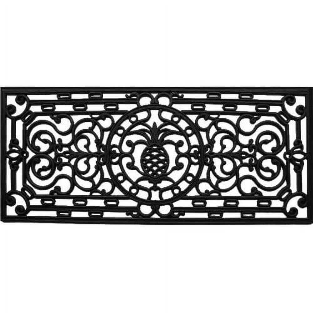 Calloway Mills Pineapple Heritage Rubber Outdoor Doormat 17" x 41"