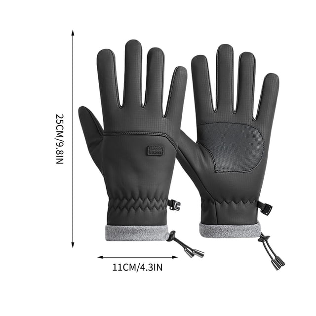 Gants de Cyclisme d'Hiver en Molleton Polaire pour le Confort de Conduite Extérieure