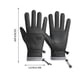 thumbnail image 2 of Windproof Fleece Driving Cycling Motorcycle Gloves Cold Weather Warm Lining Grip Steering Wheel Outdoor Sports Pair of 1, 2 of 8