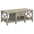 thumbnail image 2 of Bush Furniture Key West Coffee Table with Storage, Washed Gray, 2 of 7