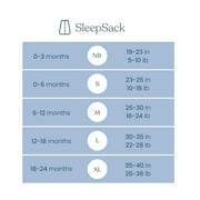 HALO SleepSack Wearable Blanket Cotton, Solid Sage, Unisex, Infant, Medium, 6-12 Months