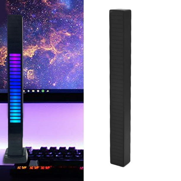 RGB 40 LED Luz de Ritmo Barra de Luz de Carga USB Colorida Control de Voz para Ktv Bar Party