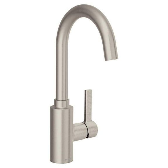 MOEN Genta LX Single-Handle Bar Faucet in Spot Resist Stainless