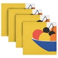 thumbnail image 5 of Satin Polyester Napkins - 20x20 InchSingle-Sided Printed Napkins, 1-Piece/4-Piece/6-Piece Set, DIY Personalized Table Setting，Coffee Pot and Bowl, 5 of 8