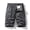 Gray, variant on Men's Casual Loose Fit Multi-Pockets Camouflage Twill Bermuda Cargo Shorts Hidden Zipper Pocket Cargo Shorts with Drawstring Waist and Relaxed Fit Army Green XXL