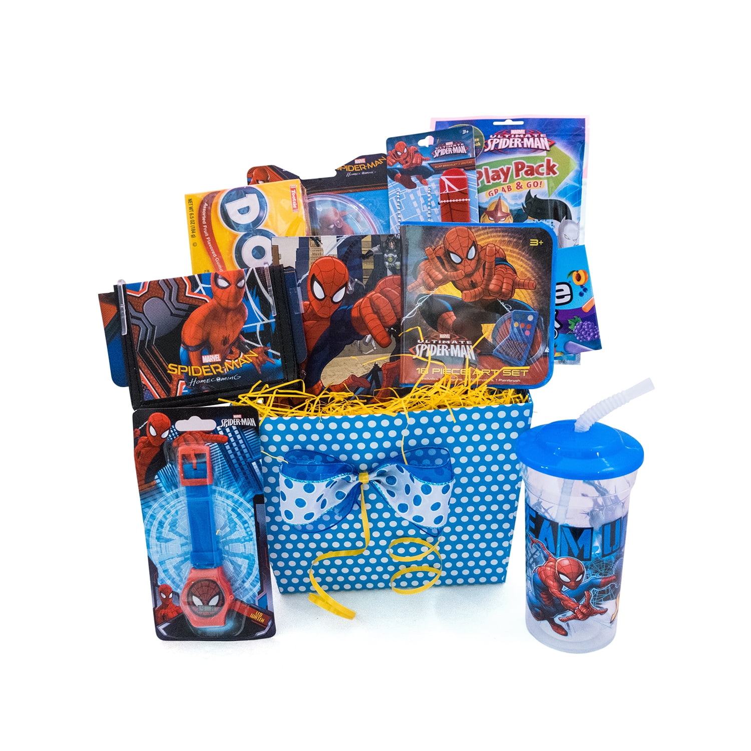 Gift Baskets For Kids Spiderman Fun & Games Accessory Toys, Playing Card - Walmart.com