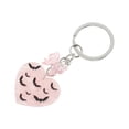 thumbnail image 5 of Unique Bargains 1 Pc Fashion Bat Heart Bow Handbag Charm Bag Accessories Pink, 5 of 5