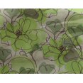 thumbnail image 5 of oneOone Georgette Viscose Light Green Fabric Abstract Line Drawing Floral Fabric For Sewing Printed Craft Fabric By The Yard 42 Inch Wide, 5 of 5