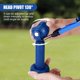 thumbnail image 4 of Mini ventilador portátil, ventilador de mano con rotación de 130° y 3 velocidades, ventilador de escritorio con base, ventilador pequeño recargable por USB, azul, 4 of 5