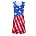 thumbnail image 5 of Vestido de Verano para Mujeres sin Mangas Estilo de Bolsillo con Cuello en V, Color Sólido Y Cómodo Vestido de Verano Casual, 5 of 5