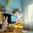 thumbnail image 6 of kkbbma under $5 Solar Garden Light, Solar Powered Bunny Lamp, Garden Decorative Solar Light, Outdoor Patio Bunny Ornament, Night Light Solar Figure, Home Yard Decoration, Easter Solar Garden Decor, 6 of 7
