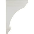 thumbnail image 3 of Ekena Millwork 7"W x 7 3/4"D x 14"H Jumbo Jefferson Wood Vintage Decor Corbel, Chalk Dust White, 3 of 6