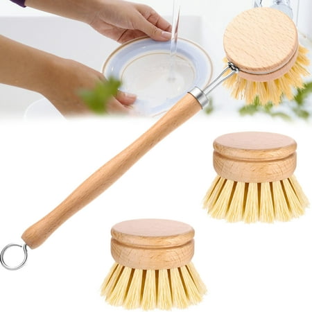 

Archer 3Pcs/Set Pan Brush Mildew-resistant Superior Scrubbing Portable Kitchen Brush for Household