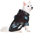 thumbnail image 2 of Gaeub Butterfly Angel Wings Art Dog Hoodie Sweatshirts Warm Dog Clothes for Small Dogs,Puppy and Cat Costume-, 2 of 7