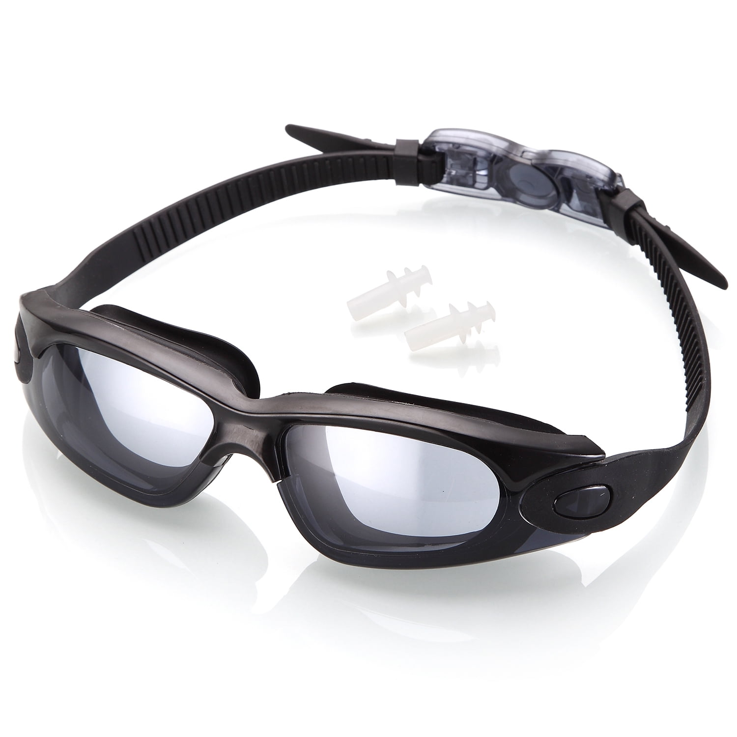 Anti Fog Anti Shatter Leakproof Waterproo Details about   Naga Sports Torpedo Swimming Goggles 