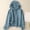 Blue, variant on Sentmoon Womens Athletic Tops Quick Dry Long Sleeve Tops for Women Solid Color Hooded Neck Soft Regular Fit Fishing Shirts for Fishing and Outdoor XL