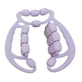 thumbnail image 2 of Vsenkes Muscle Relax Roller 24 Wheels Sturdy for Bodybuilding Equipment Exercise Arm violet, 2 of 9