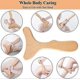 thumbnail image 3 of Gua Sha Lymphatic Drainage Massager, Multi-Functional Lymphatic Massager Paddle for Arms, Legs, Back and Body Sculpting, Wooden Anti Cellulite Massage, 3 of 5