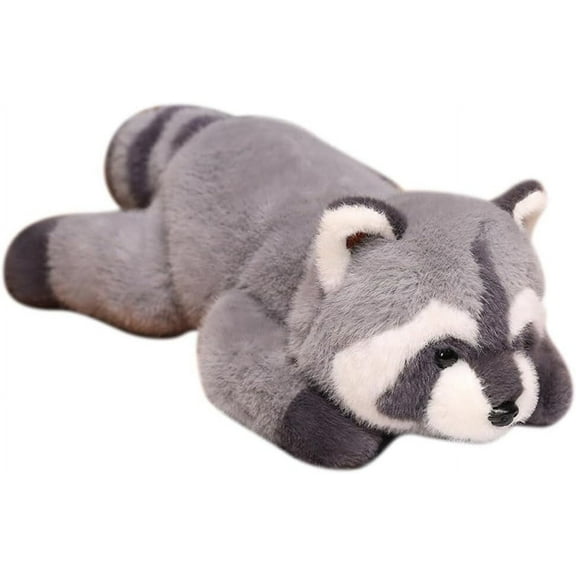 Raccoon Weighted Stuffed Animals, 11.81 Inch Raccoon Plush Toy Doll, Stuffed Raccoon Plush Pillow Cute Weighted Raccoon Plushies Toys for Birthday Gift